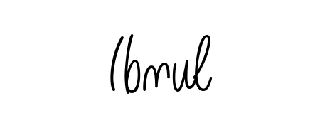 You should practise on your own different ways (Angelique-Rose-font-FFP) to write your name (Ibnul) in signature. Don't let someone else do it for you. Ibnul signature style 5 images and pictures png