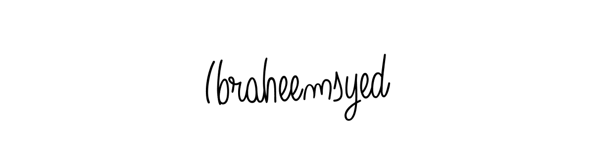 Once you've used our free online signature maker to create your best signature Angelique-Rose-font-FFP style, it's time to enjoy all of the benefits that Ibraheemsyed name signing documents. Ibraheemsyed signature style 5 images and pictures png