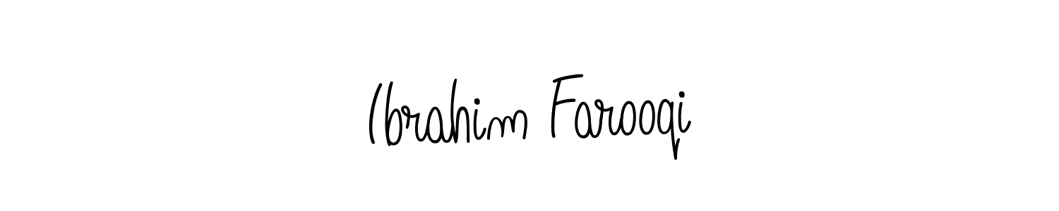 This is the best signature style for the Ibrahim Farooqi name. Also you like these signature font (Angelique-Rose-font-FFP). Mix name signature. Ibrahim Farooqi signature style 5 images and pictures png