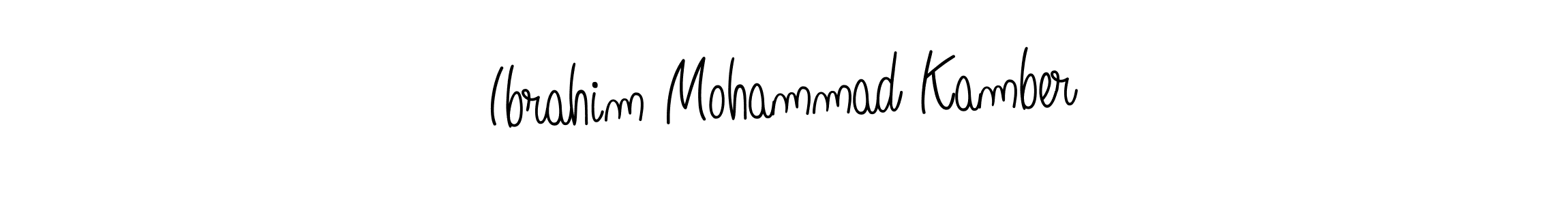 if you are searching for the best signature style for your name Ibrahim Mohammad Kamber. so please give up your signature search. here we have designed multiple signature styles  using Angelique-Rose-font-FFP. Ibrahim Mohammad Kamber signature style 5 images and pictures png