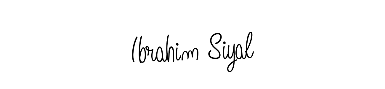 Create a beautiful signature design for name Ibrahim Siyal. With this signature (Angelique-Rose-font-FFP) fonts, you can make a handwritten signature for free. Ibrahim Siyal signature style 5 images and pictures png