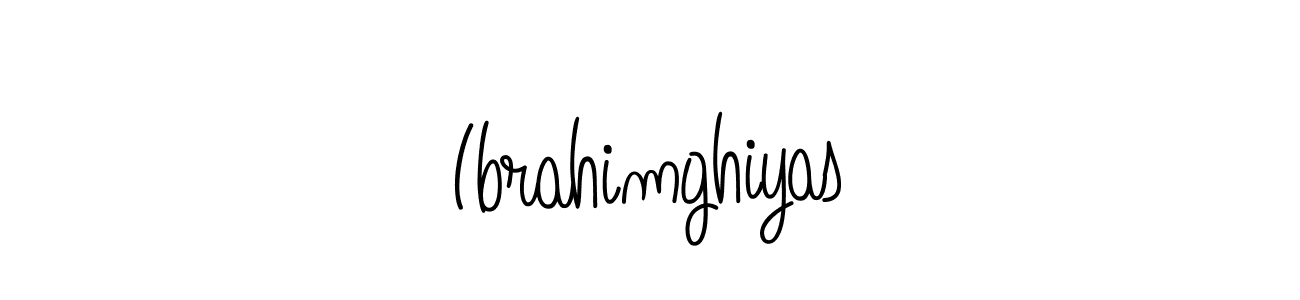 How to make Ibrahimghiyas name signature. Use Angelique-Rose-font-FFP style for creating short signs online. This is the latest handwritten sign. Ibrahimghiyas signature style 5 images and pictures png