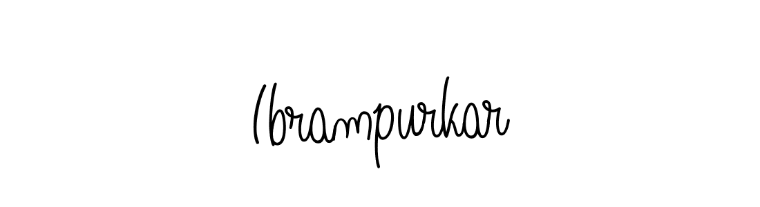 How to make Ibrampurkar signature? Angelique-Rose-font-FFP is a professional autograph style. Create handwritten signature for Ibrampurkar name. Ibrampurkar signature style 5 images and pictures png