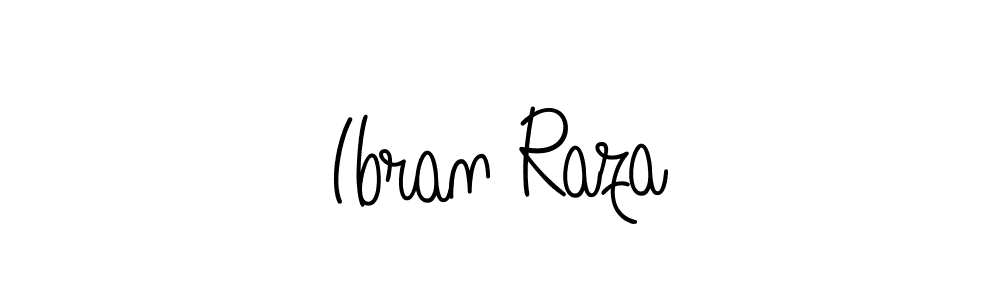 Use a signature maker to create a handwritten signature online. With this signature software, you can design (Angelique-Rose-font-FFP) your own signature for name Ibran Raza. Ibran Raza signature style 5 images and pictures png
