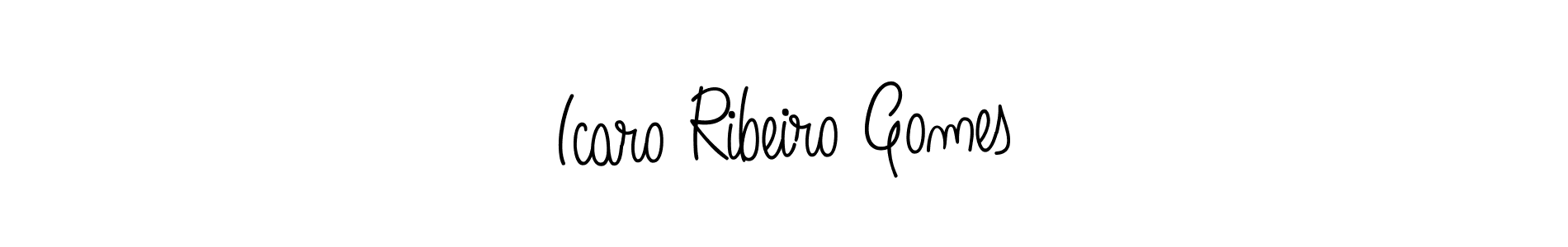 if you are searching for the best signature style for your name Icaro Ribeiro Gomes. so please give up your signature search. here we have designed multiple signature styles  using Angelique-Rose-font-FFP. Icaro Ribeiro Gomes signature style 5 images and pictures png