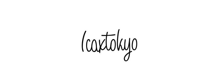 Use a signature maker to create a handwritten signature online. With this signature software, you can design (Angelique-Rose-font-FFP) your own signature for name Icaxtokyo. Icaxtokyo signature style 5 images and pictures png