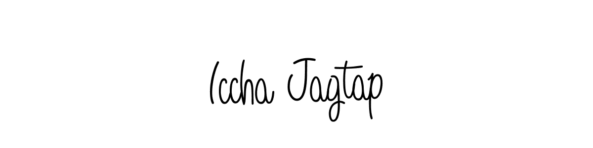 Also we have Iccha Jagtap name is the best signature style. Create professional handwritten signature collection using Angelique-Rose-font-FFP autograph style. Iccha Jagtap signature style 5 images and pictures png