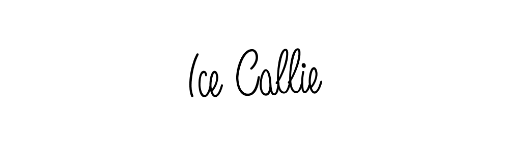 The best way (Angelique-Rose-font-FFP) to make a short signature is to pick only two or three words in your name. The name Ice Callie include a total of six letters. For converting this name. Ice Callie signature style 5 images and pictures png