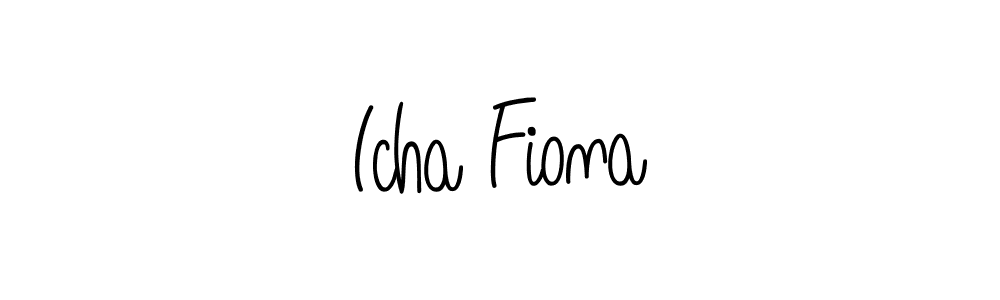 How to make Icha Fiona signature? Angelique-Rose-font-FFP is a professional autograph style. Create handwritten signature for Icha Fiona name. Icha Fiona signature style 5 images and pictures png