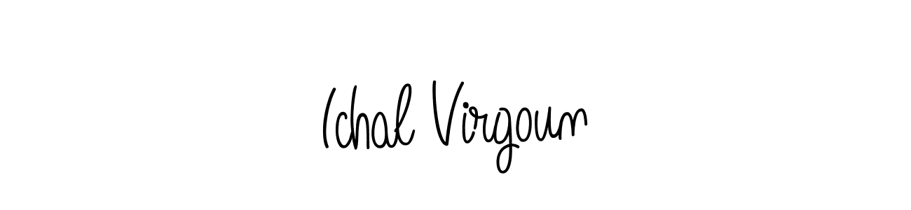 Once you've used our free online signature maker to create your best signature Angelique-Rose-font-FFP style, it's time to enjoy all of the benefits that Ichal Virgoun name signing documents. Ichal Virgoun signature style 5 images and pictures png