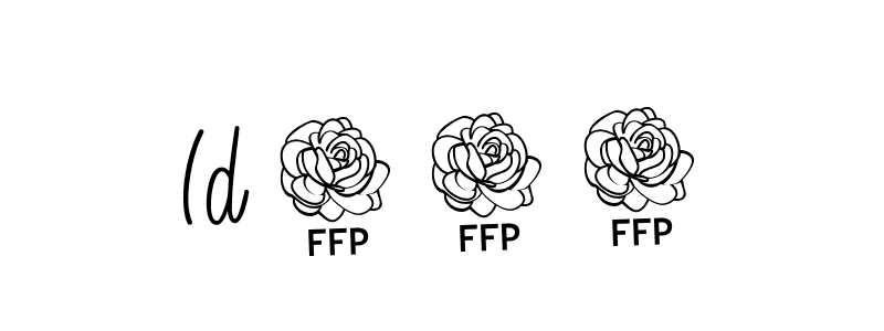 How to Draw Id 1 6 9 signature style? Angelique-Rose-font-FFP is a latest design signature styles for name Id 1 6 9. Id 1 6 9 signature style 5 images and pictures png