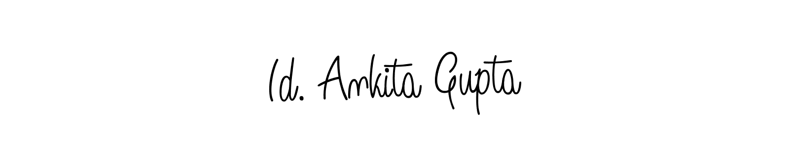 How to make Id. Ankita Gupta signature? Angelique-Rose-font-FFP is a professional autograph style. Create handwritten signature for Id. Ankita Gupta name. Id. Ankita Gupta signature style 5 images and pictures png