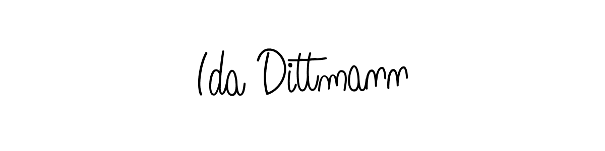 Best and Professional Signature Style for Ida Dittmann. Angelique-Rose-font-FFP Best Signature Style Collection. Ida Dittmann signature style 5 images and pictures png
