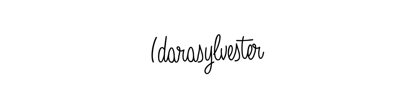 You should practise on your own different ways (Angelique-Rose-font-FFP) to write your name (Idarasylvester) in signature. don't let someone else do it for you. Idarasylvester signature style 5 images and pictures png