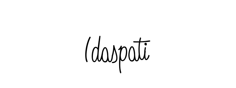 Create a beautiful signature design for name Idaspati. With this signature (Angelique-Rose-font-FFP) fonts, you can make a handwritten signature for free. Idaspati signature style 5 images and pictures png