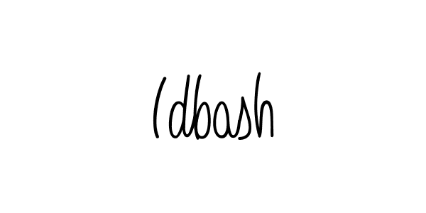 How to Draw Idbash signature style? Angelique-Rose-font-FFP is a latest design signature styles for name Idbash. Idbash signature style 5 images and pictures png