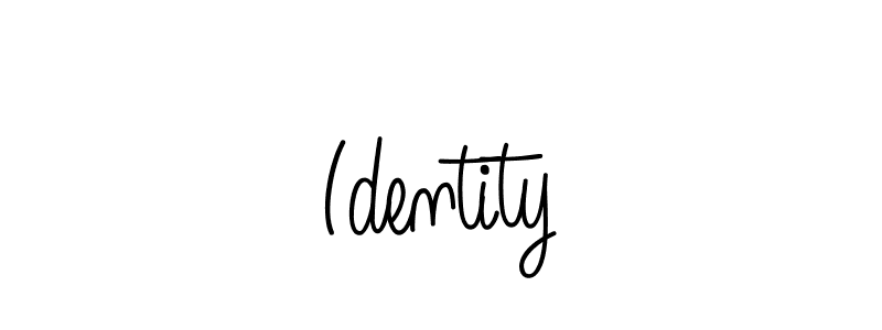 Make a beautiful signature design for name Identity. With this signature (Angelique-Rose-font-FFP) style, you can create a handwritten signature for free. Identity signature style 5 images and pictures png