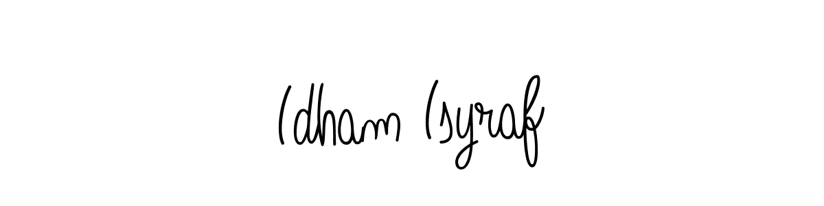 How to Draw Idham Isyraf signature style? Angelique-Rose-font-FFP is a latest design signature styles for name Idham Isyraf. Idham Isyraf signature style 5 images and pictures png