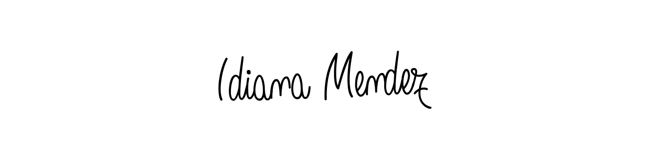 Best and Professional Signature Style for Idiana Mendez. Angelique-Rose-font-FFP Best Signature Style Collection. Idiana Mendez signature style 5 images and pictures png