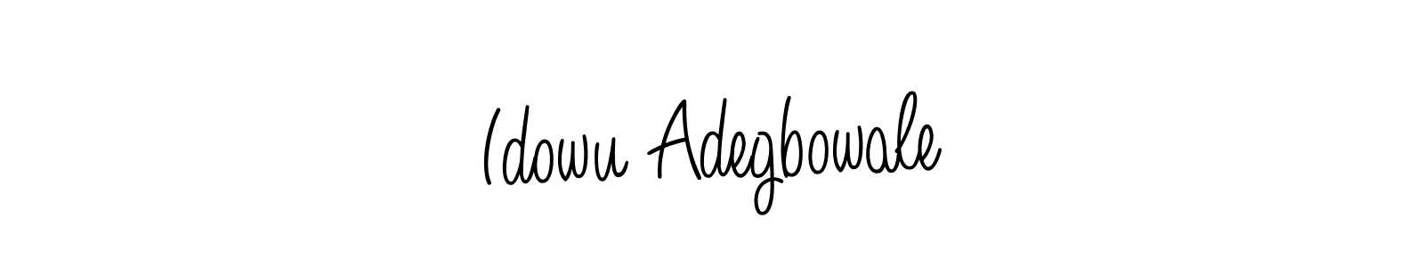 Here are the top 10 professional signature styles for the name Idowu Adegbowale. These are the best autograph styles you can use for your name. Idowu Adegbowale signature style 5 images and pictures png