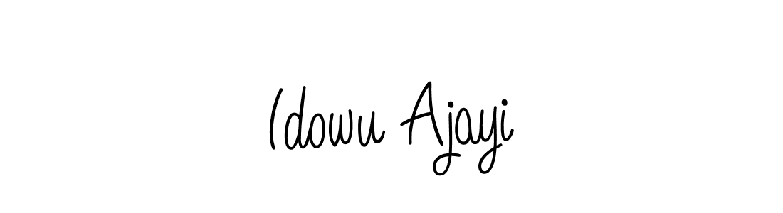 Make a short Idowu Ajayi signature style. Manage your documents anywhere anytime using Angelique-Rose-font-FFP. Create and add eSignatures, submit forms, share and send files easily. Idowu Ajayi signature style 5 images and pictures png