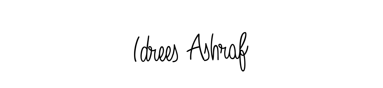 if you are searching for the best signature style for your name Idrees Ashraf. so please give up your signature search. here we have designed multiple signature styles  using Angelique-Rose-font-FFP. Idrees Ashraf signature style 5 images and pictures png