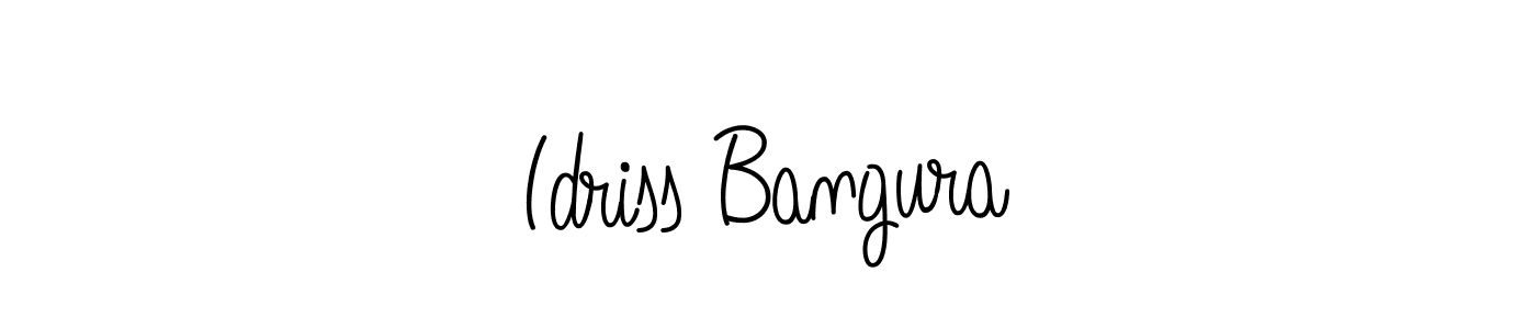 How to make Idriss Bangura signature? Angelique-Rose-font-FFP is a professional autograph style. Create handwritten signature for Idriss Bangura name. Idriss Bangura signature style 5 images and pictures png