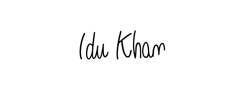 You can use this online signature creator to create a handwritten signature for the name Idu Khan. This is the best online autograph maker. Idu Khan signature style 5 images and pictures png