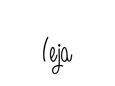 How to make Ieja name signature. Use Angelique-Rose-font-FFP style for creating short signs online. This is the latest handwritten sign. Ieja signature style 5 images and pictures png