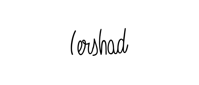 The best way (Angelique-Rose-font-FFP) to make a short signature is to pick only two or three words in your name. The name Iershad include a total of six letters. For converting this name. Iershad signature style 5 images and pictures png