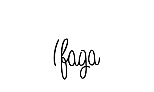 Use a signature maker to create a handwritten signature online. With this signature software, you can design (Angelique-Rose-font-FFP) your own signature for name Ifaga. Ifaga signature style 5 images and pictures png