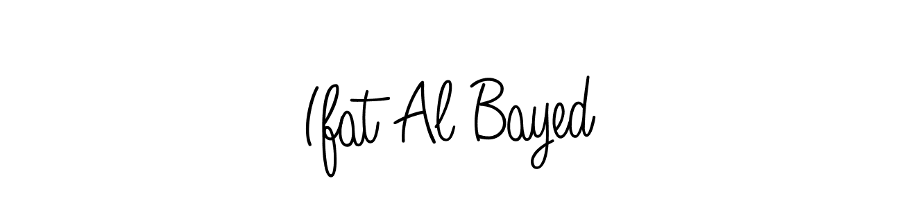 Here are the top 10 professional signature styles for the name Ifat Al Bayed. These are the best autograph styles you can use for your name. Ifat Al Bayed signature style 5 images and pictures png