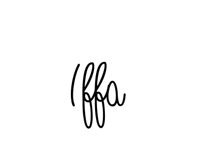 Design your own signature with our free online signature maker. With this signature software, you can create a handwritten (Angelique-Rose-font-FFP) signature for name Iffa. Iffa signature style 5 images and pictures png