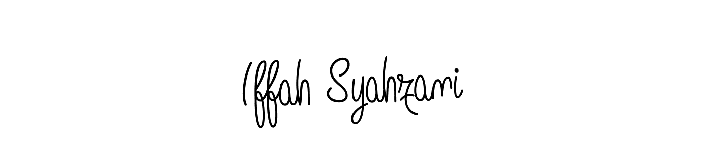 How to make Iffah Syahzani signature? Angelique-Rose-font-FFP is a professional autograph style. Create handwritten signature for Iffah Syahzani name. Iffah Syahzani signature style 5 images and pictures png
