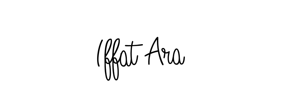 Create a beautiful signature design for name Iffat Ara. With this signature (Angelique-Rose-font-FFP) fonts, you can make a handwritten signature for free. Iffat Ara signature style 5 images and pictures png