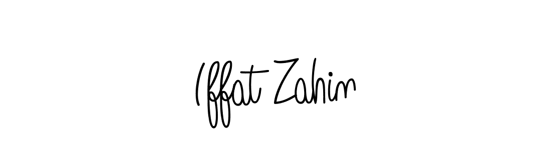 Angelique-Rose-font-FFP is a professional signature style that is perfect for those who want to add a touch of class to their signature. It is also a great choice for those who want to make their signature more unique. Get Iffat Zahin name to fancy signature for free. Iffat Zahin signature style 5 images and pictures png