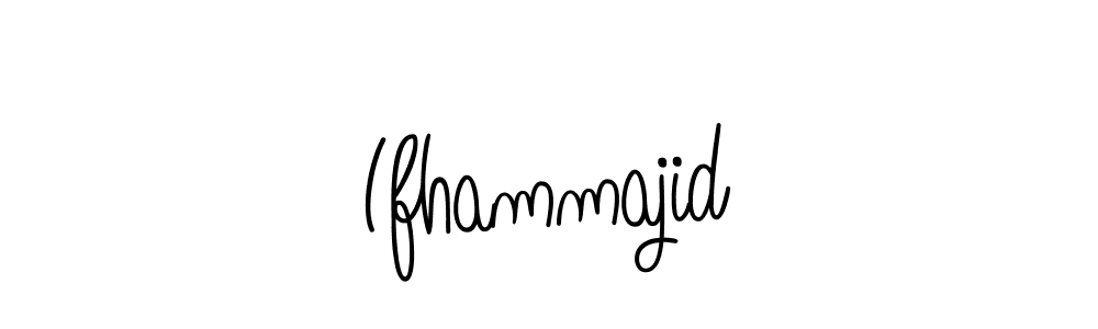 How to make Ifhammajid name signature. Use Angelique-Rose-font-FFP style for creating short signs online. This is the latest handwritten sign. Ifhammajid signature style 5 images and pictures png