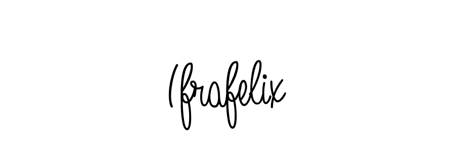 You should practise on your own different ways (Angelique-Rose-font-FFP) to write your name (Ifrafelix) in signature. don't let someone else do it for you. Ifrafelix signature style 5 images and pictures png