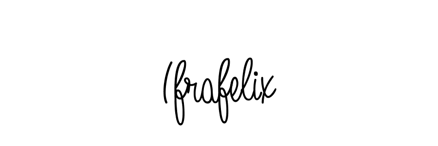 You should practise on your own different ways (Angelique-Rose-font-FFP) to write your name (Ifrafelix) in signature. don't let someone else do it for you. Ifrafelix signature style 5 images and pictures png