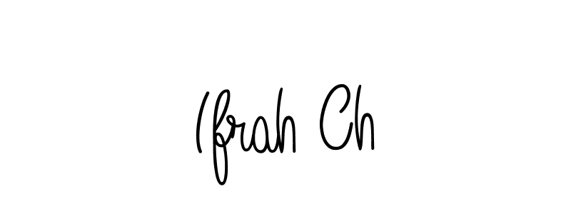 Best and Professional Signature Style for Ifrah Ch. Angelique-Rose-font-FFP Best Signature Style Collection. Ifrah Ch signature style 5 images and pictures png