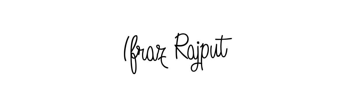 You should practise on your own different ways (Angelique-Rose-font-FFP) to write your name (Ifraz Rajput) in signature. don't let someone else do it for you. Ifraz Rajput signature style 5 images and pictures png