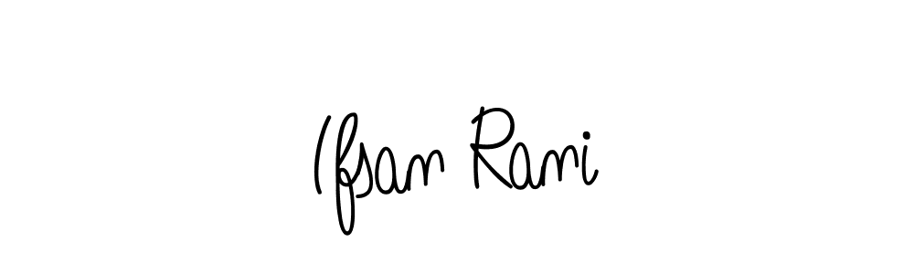 This is the best signature style for the Ifsan Rani name. Also you like these signature font (Angelique-Rose-font-FFP). Mix name signature. Ifsan Rani signature style 5 images and pictures png