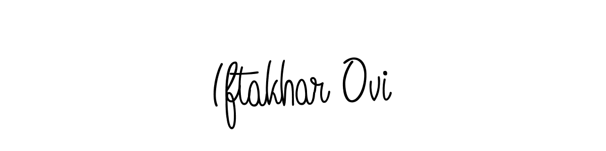 Also we have Iftakhar Ovi name is the best signature style. Create professional handwritten signature collection using Angelique-Rose-font-FFP autograph style. Iftakhar Ovi signature style 5 images and pictures png