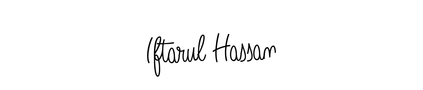 Iftarul Hassan stylish signature style. Best Handwritten Sign (Angelique-Rose-font-FFP) for my name. Handwritten Signature Collection Ideas for my name Iftarul Hassan. Iftarul Hassan signature style 5 images and pictures png