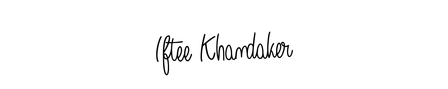 Make a short Iftee Khandaker signature style. Manage your documents anywhere anytime using Angelique-Rose-font-FFP. Create and add eSignatures, submit forms, share and send files easily. Iftee Khandaker signature style 5 images and pictures png