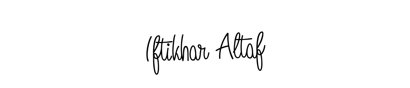 How to make Iftikhar Altaf name signature. Use Angelique-Rose-font-FFP style for creating short signs online. This is the latest handwritten sign. Iftikhar Altaf signature style 5 images and pictures png