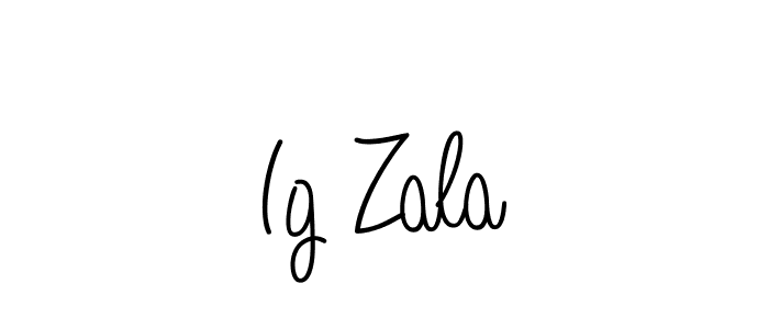 This is the best signature style for the Ig Zala name. Also you like these signature font (Angelique-Rose-font-FFP). Mix name signature. Ig Zala signature style 5 images and pictures png