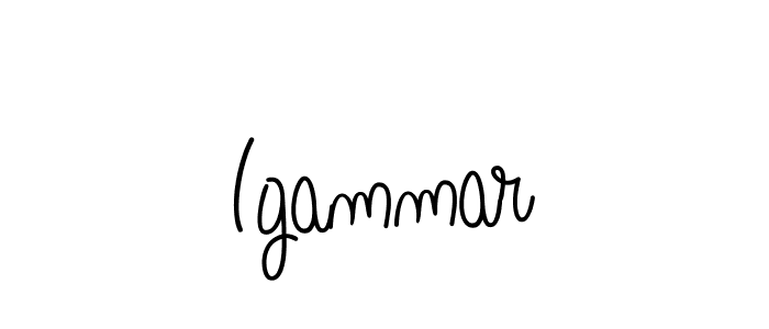 Also we have Igammar name is the best signature style. Create professional handwritten signature collection using Angelique-Rose-font-FFP autograph style. Igammar signature style 5 images and pictures png