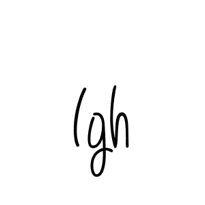 How to make Igh name signature. Use Angelique-Rose-font-FFP style for creating short signs online. This is the latest handwritten sign. Igh signature style 5 images and pictures png