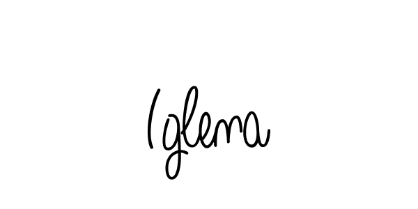 Once you've used our free online signature maker to create your best signature Angelique-Rose-font-FFP style, it's time to enjoy all of the benefits that Iglena name signing documents. Iglena signature style 5 images and pictures png